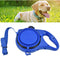 Multifunction Pet Dog Leash with Builtin Water Bottle Bowl Waste Bag Dispenser for Outdoor Walking Traction Rope Pet Accessories